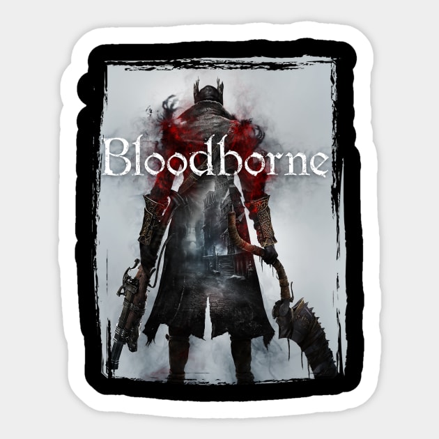 Bloodborne The Old Hunter Sticker by paperonithemes